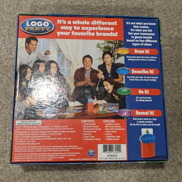 Logo Party Board Game by Spin Master - Picture 5 of 8